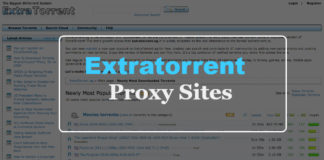 Extratorrent Proxy Sites